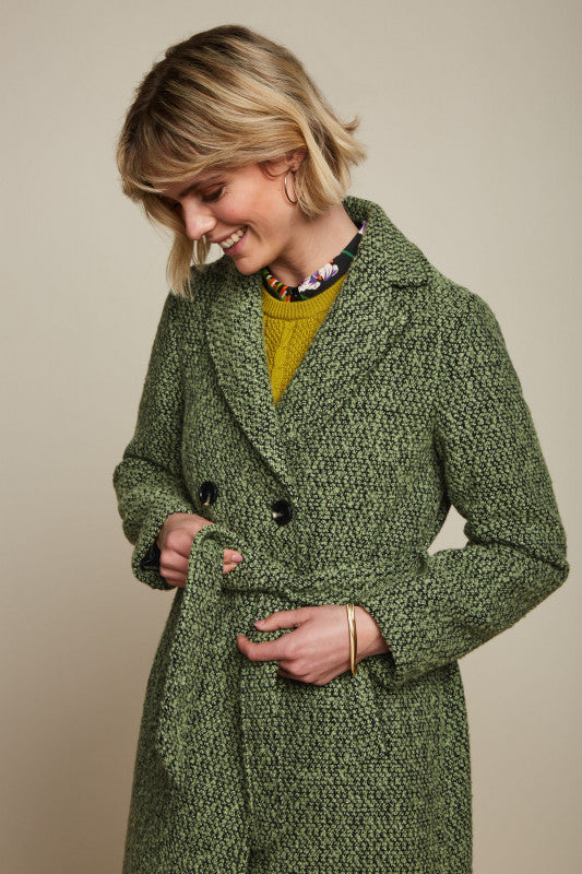 KING LOUIE Jade Green Robin Coat