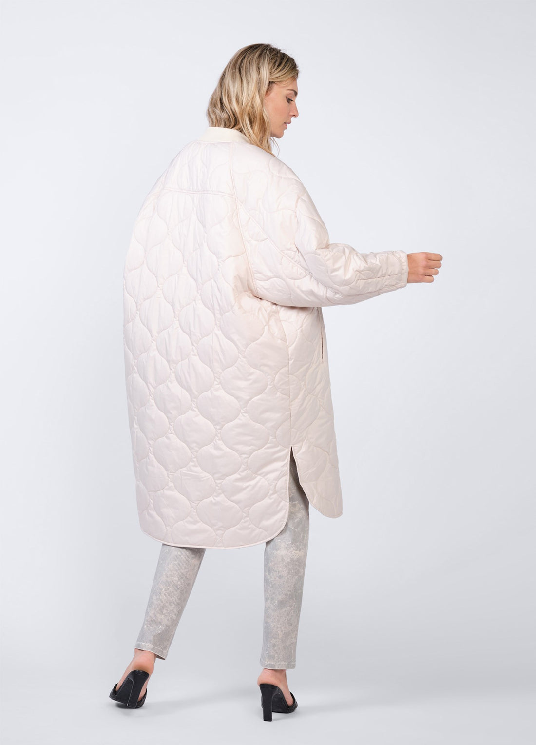 Summum Quilted Long Padded Coat