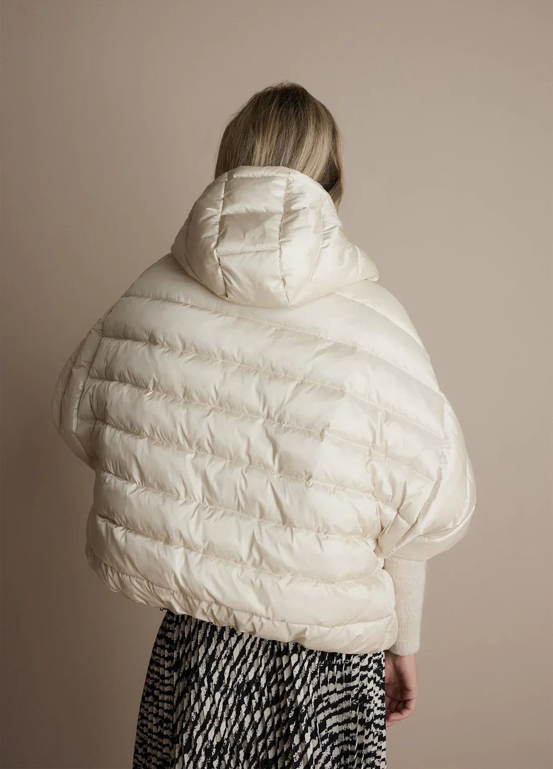 Summum Ivory Fancy Puffer Jacket