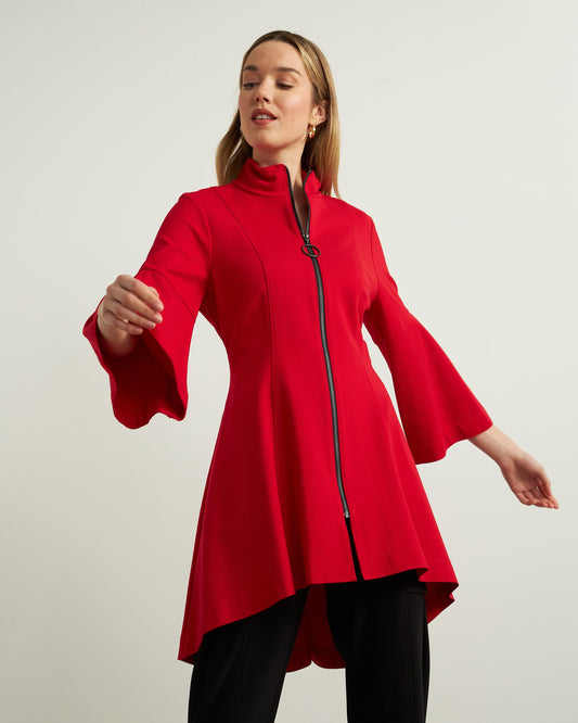 Joseph Ribkoff High-Low Zip Jacket