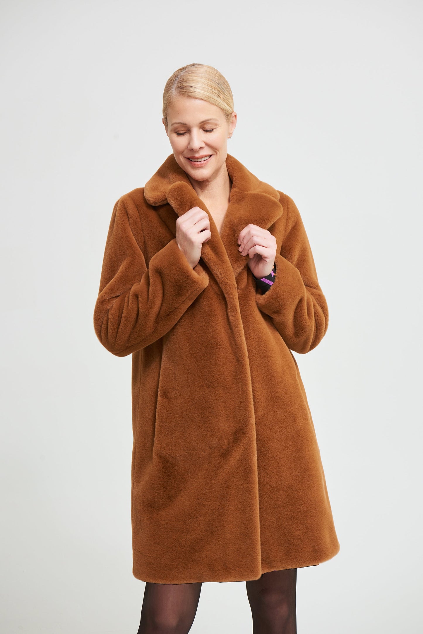 Joseph Ribkoff Faux Fur Coat