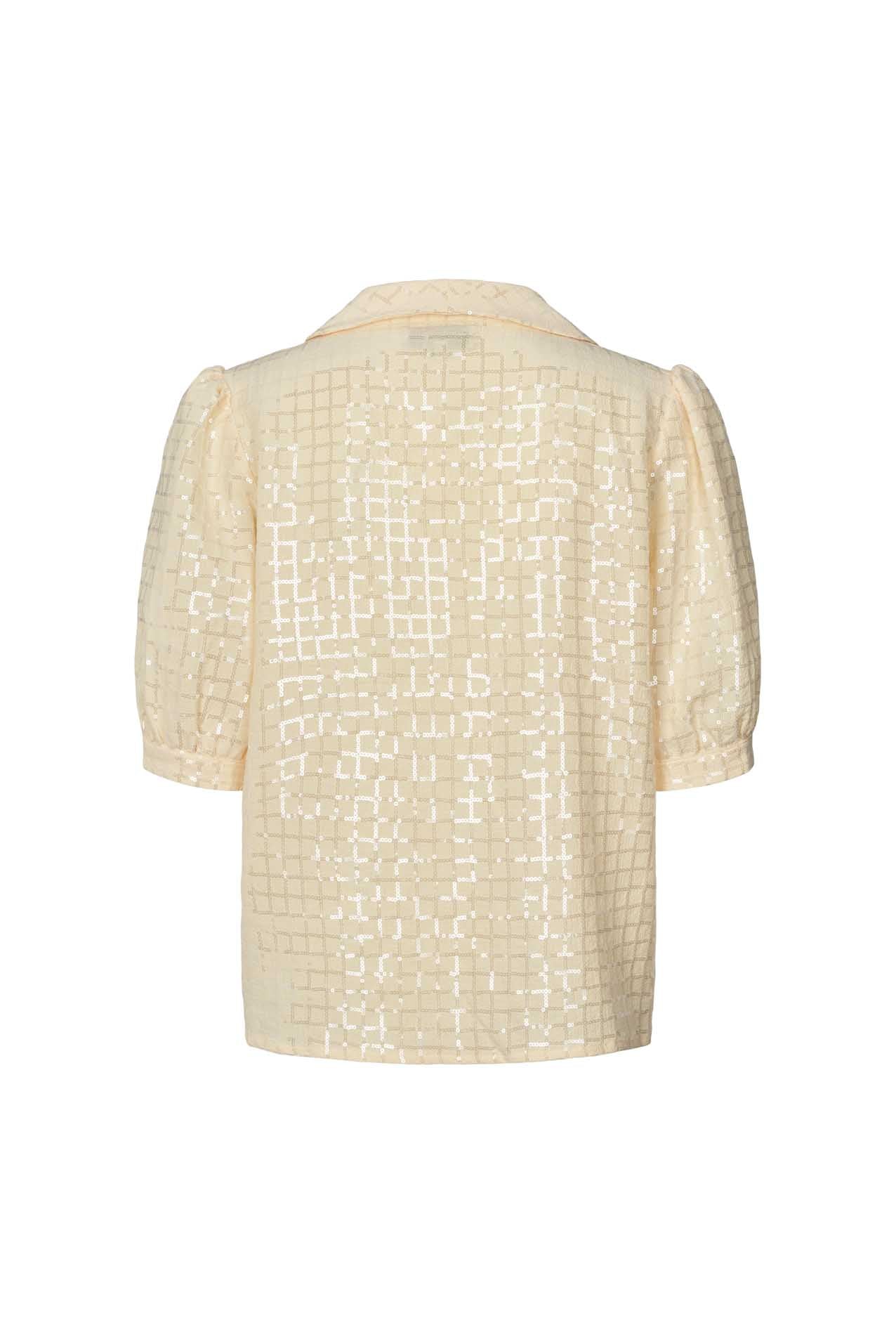 Lollys Laundry Yellow Sequin Zelda Shirt