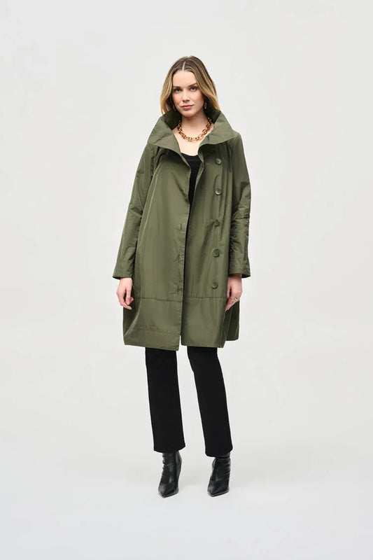 Joseph Ribkoff Iguana Memory Cocoon Coat