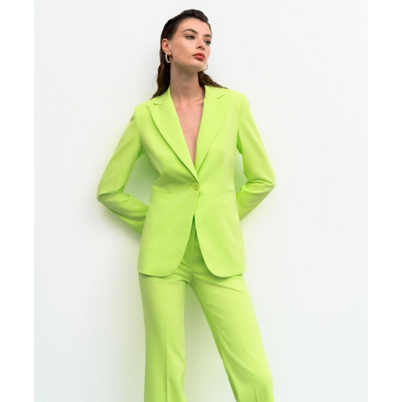 Access Lime Green Longline Tailored Blazer