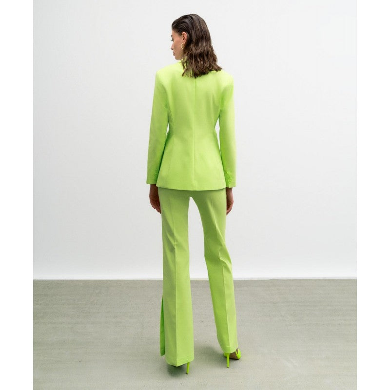 Access Lime Green Longline Tailored Blazer