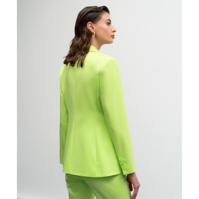 Access Lime Green Longline Tailored Blazer