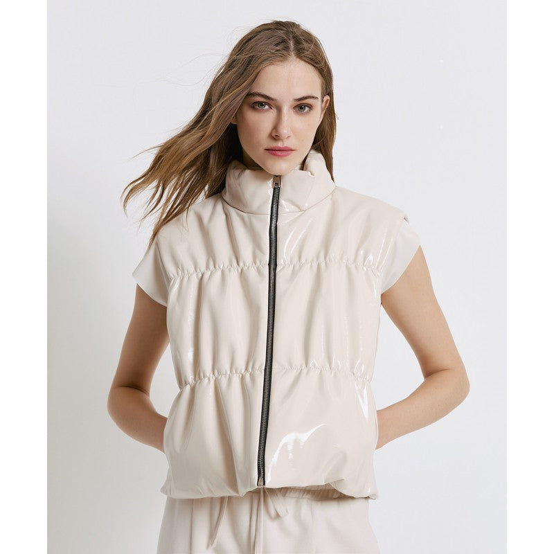 Access Fashion Cream Pearlised Gillet