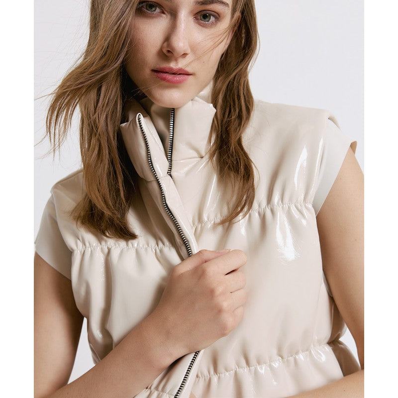 Access Fashion Cream Pearlised Gillet