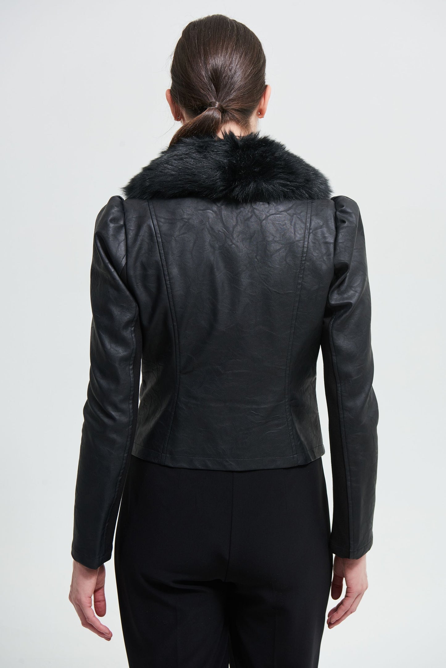 Joseph Ribkoff Faux Fur Jacket