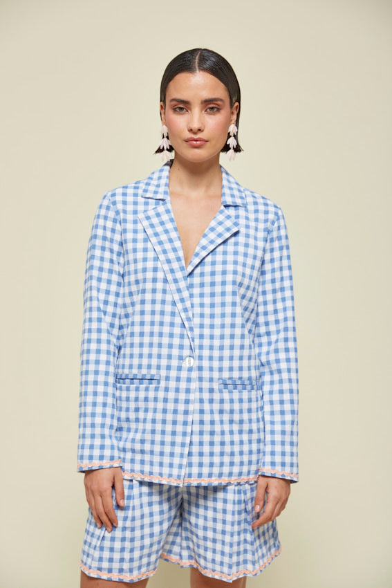 Md'M Patrick Gingham Jacket