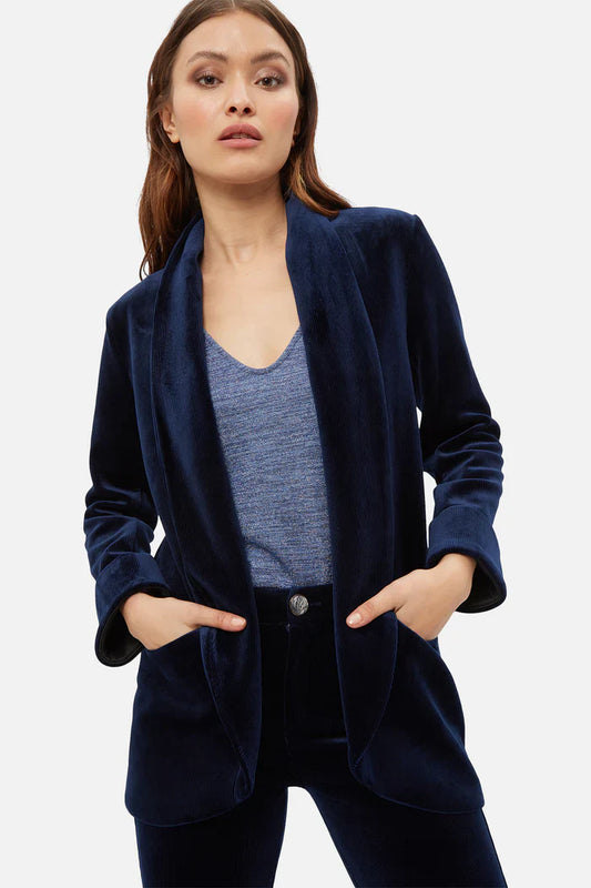 Traffic People Velvet Cord Boyfriend Jacket