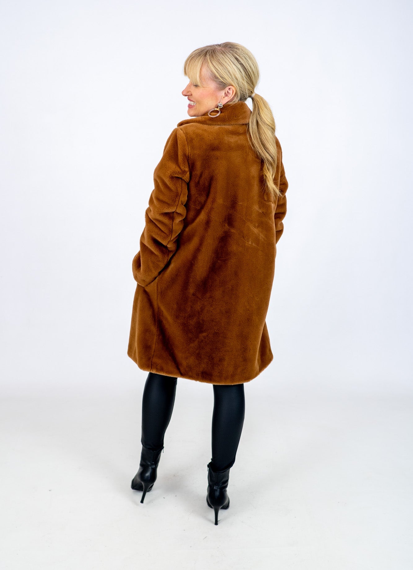 Joseph Ribkoff Faux Fur Coat