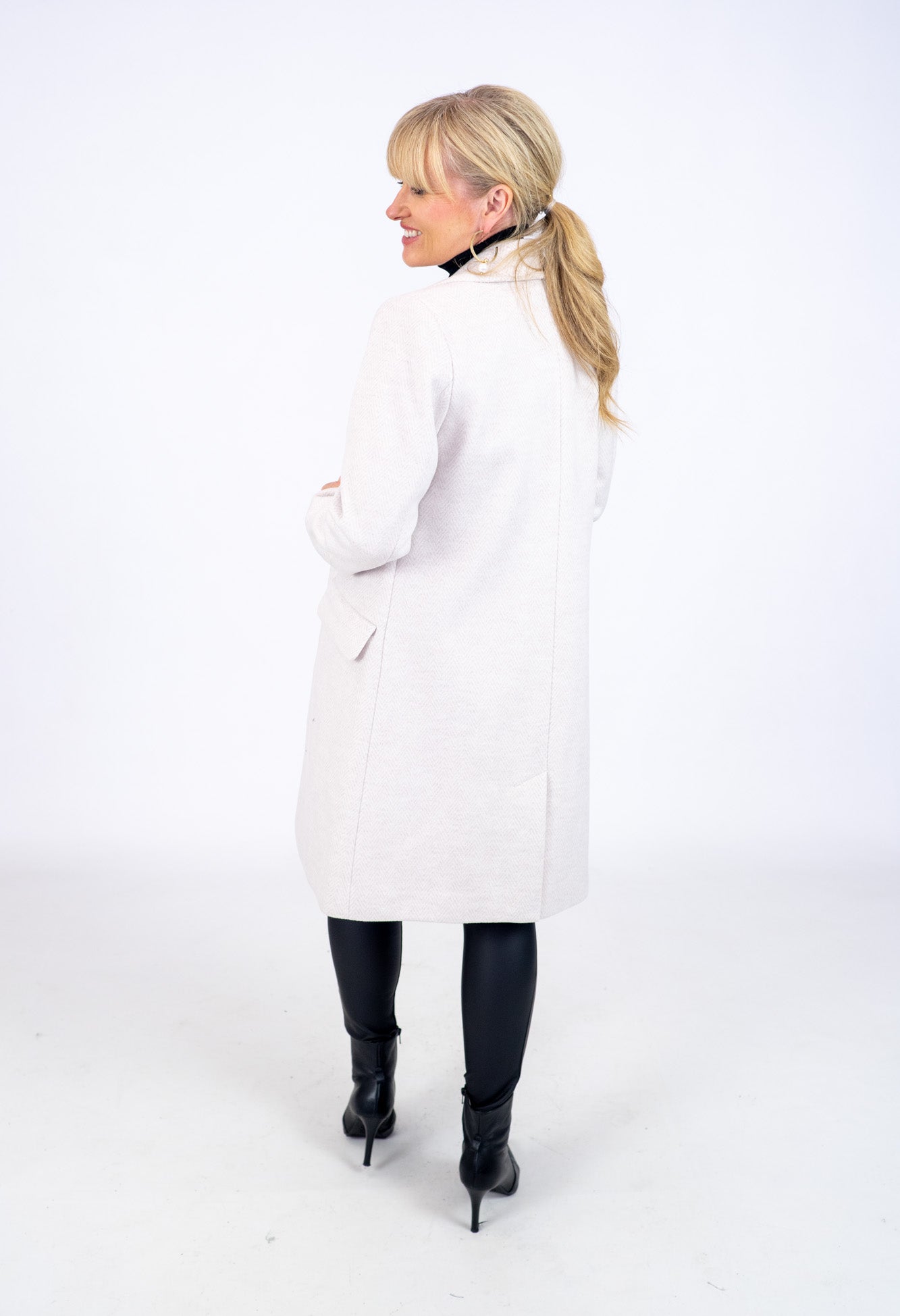 Md'M Beige Wool Coat