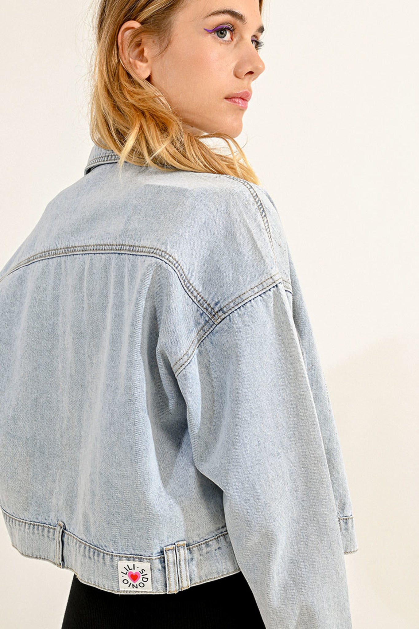 Lili Sidonio Light Blue Denim Jacket