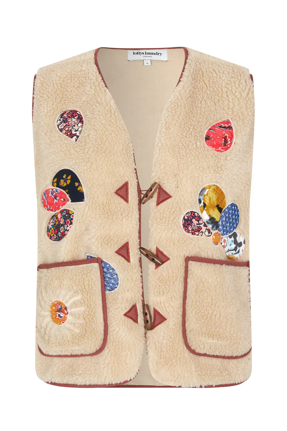 Lollys Laundry Beige Cardigan Hugo Vest