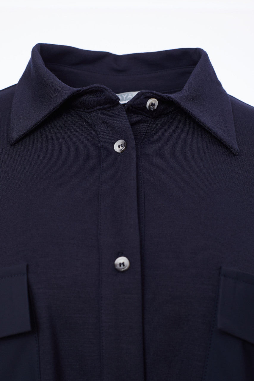 Naya Utility jersey Jacket With Contrast Trims