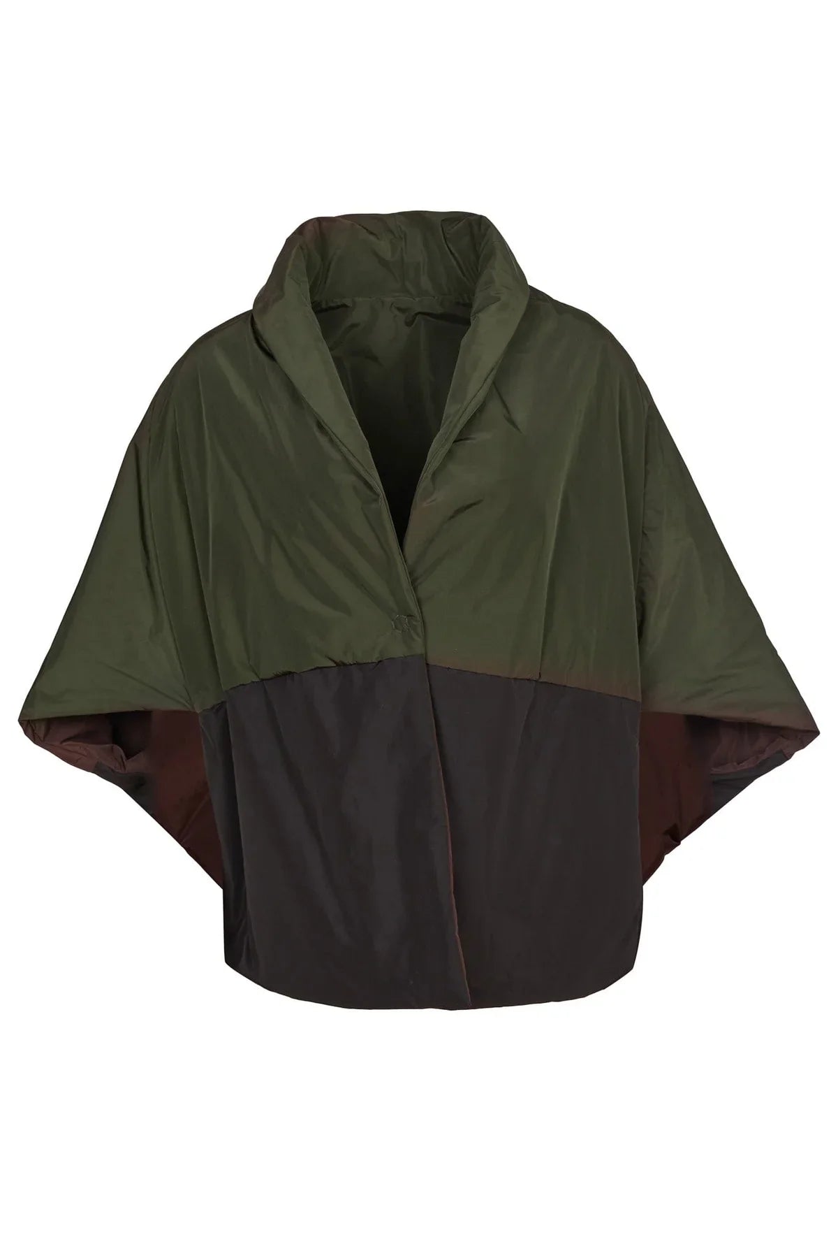 Naya Batwing Green/Black Poncho Jacket