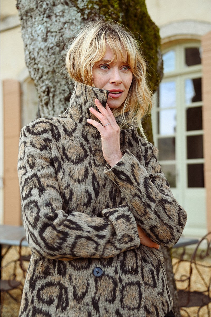 Molly Bracken Animal Print Jacket