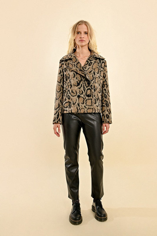 Molly Bracken Animal Print Jacket