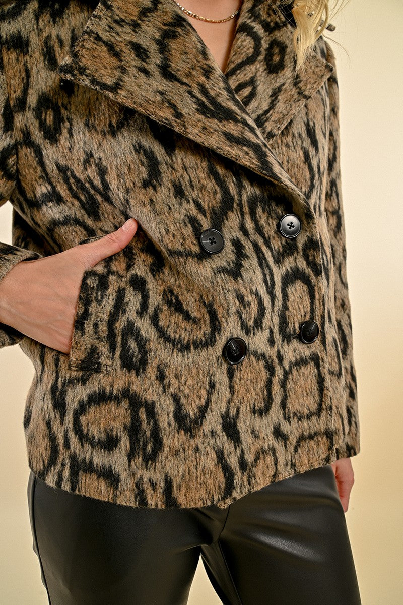 Molly Bracken Animal Print Jacket