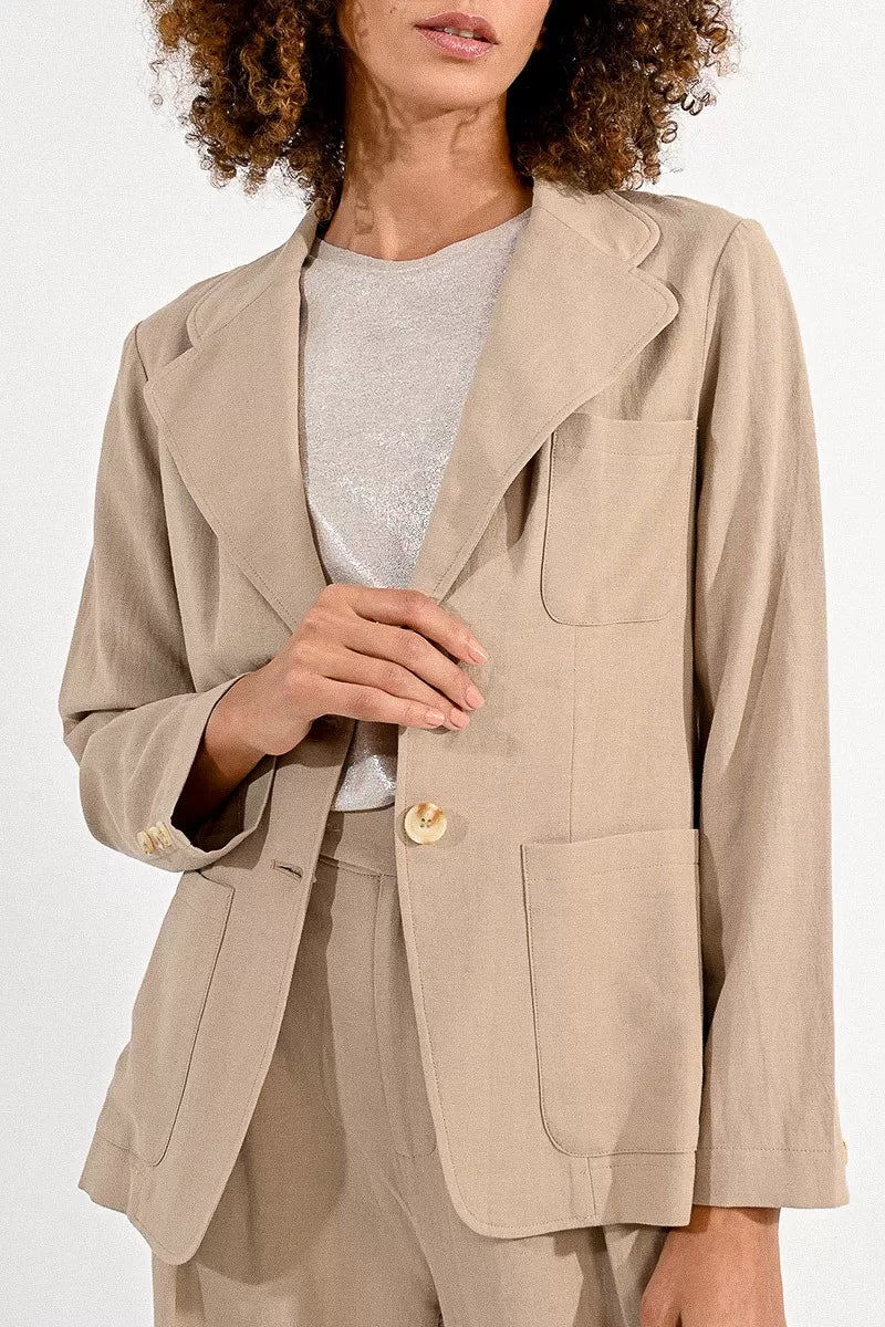 Molly Bracken Light Khaki Jacket