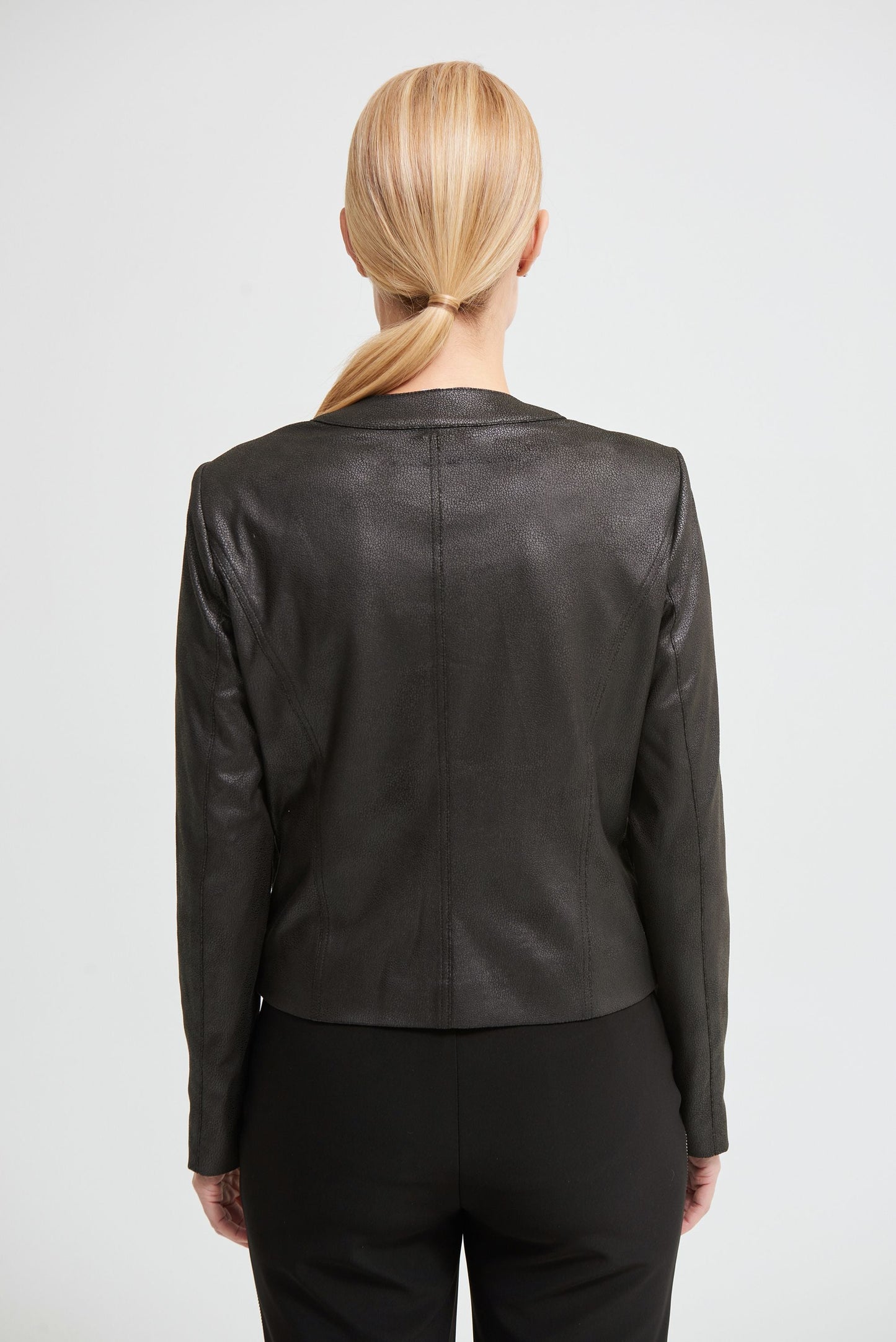 Joseph Ribkoff Faux Leather Jacket