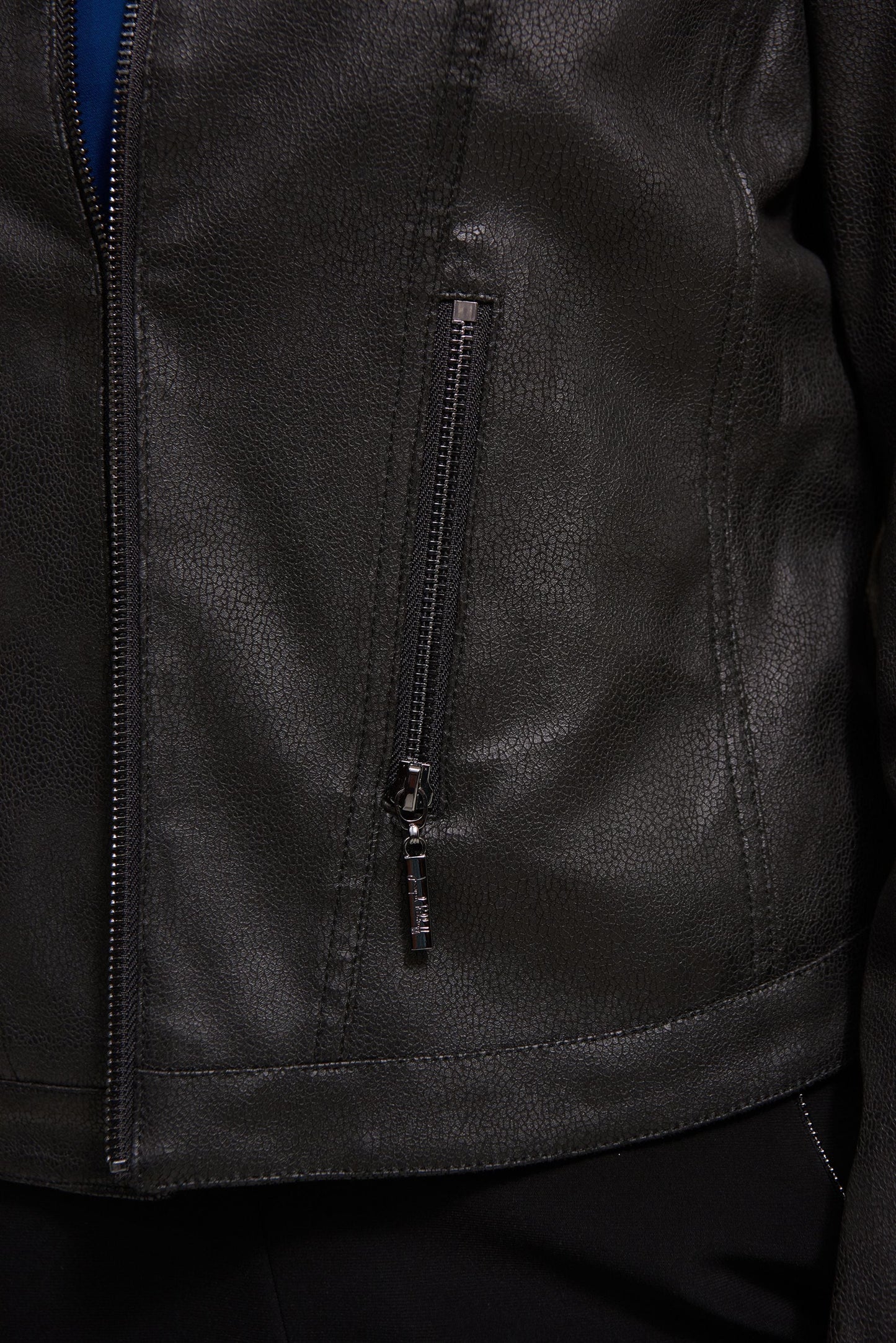 Joseph Ribkoff Faux Leather Jacket